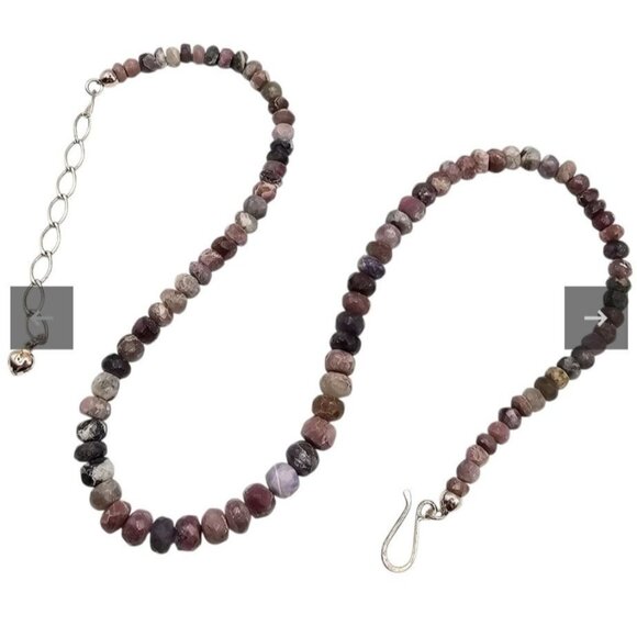 Jay King Mine Finds Multi Stone Sterling Silver Necklace 34.2 G 20" - Picture 1 of 3